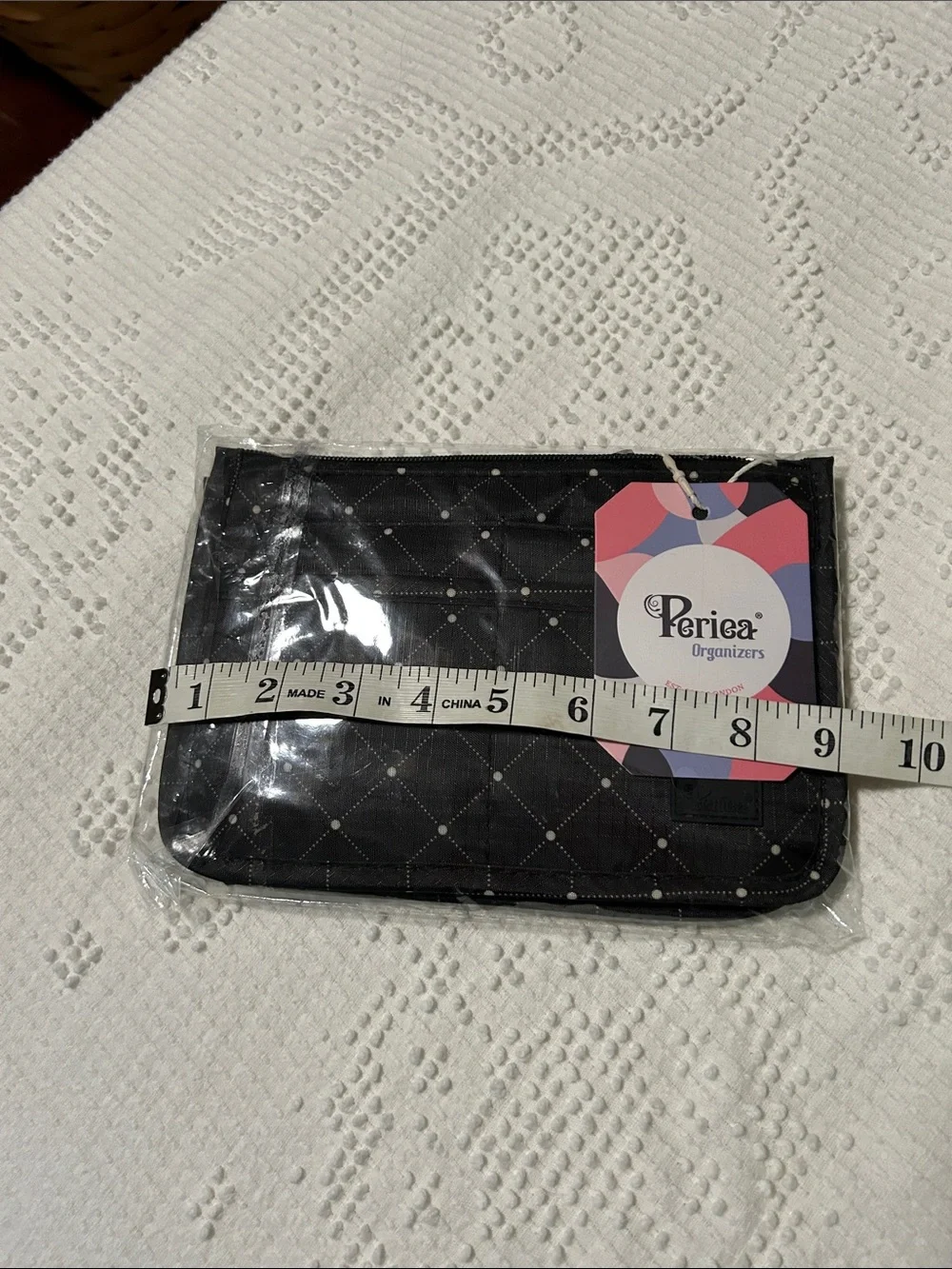 Periea Black Quilted Purse Organizer Insert - Picture 7 of 8